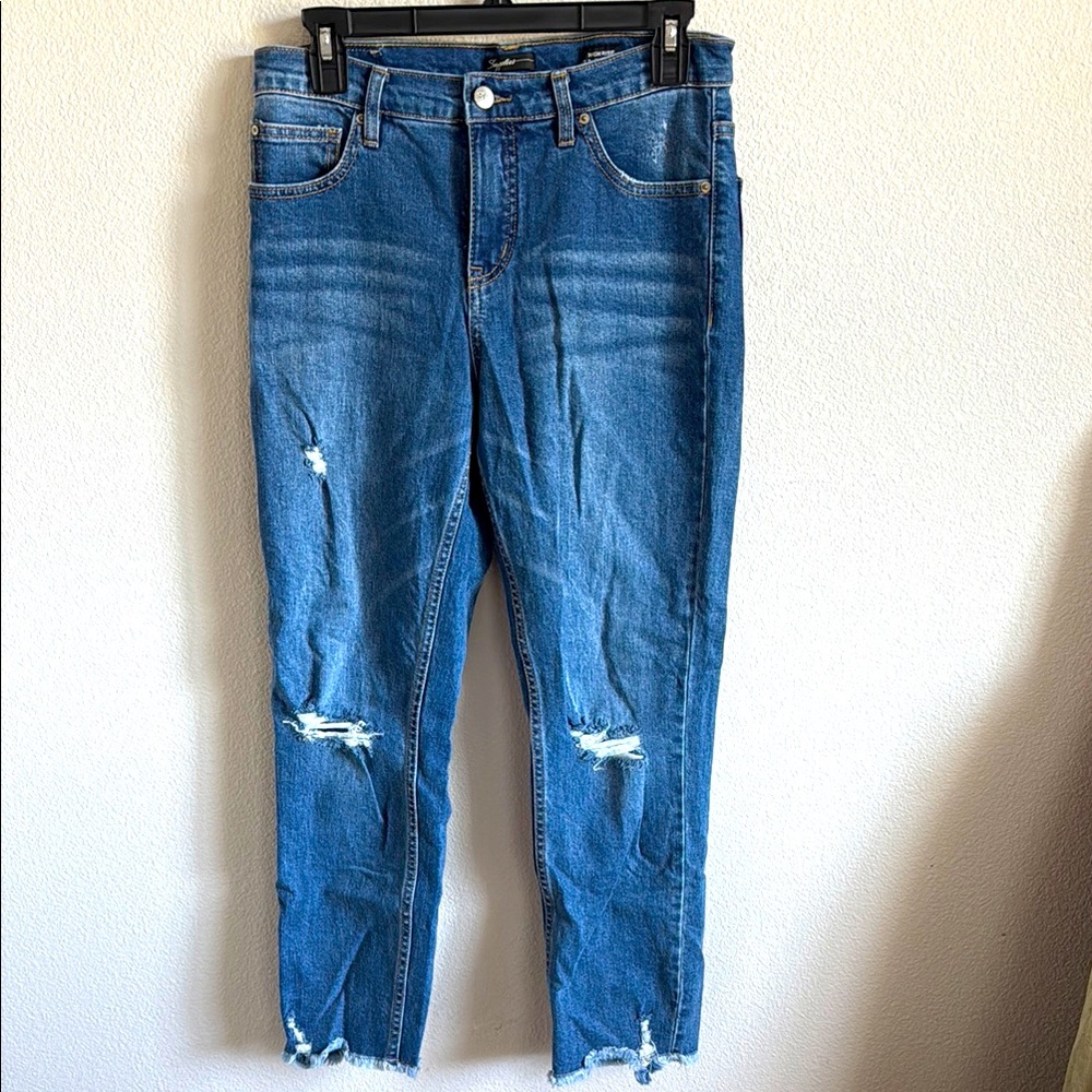 Supplies Denim High-rise Slim Straight Jean